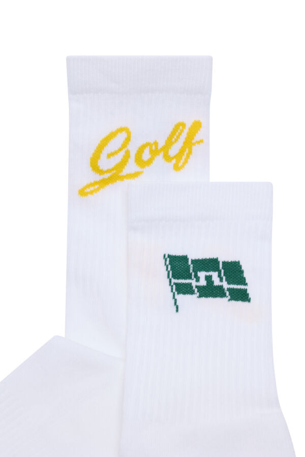 Carden Tour Sock / White