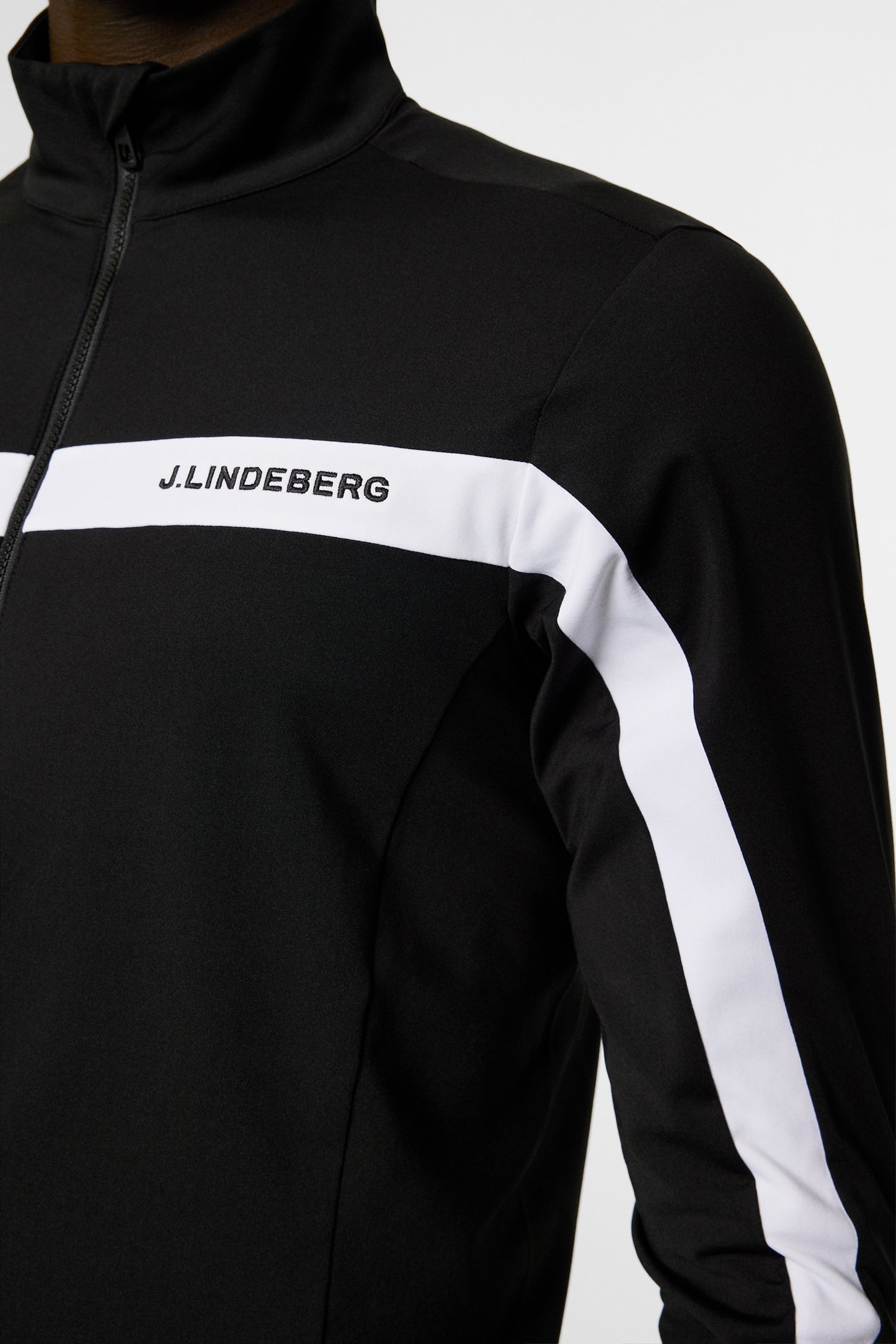 Jarvis Mid Layer in Black by J.Lindeberg