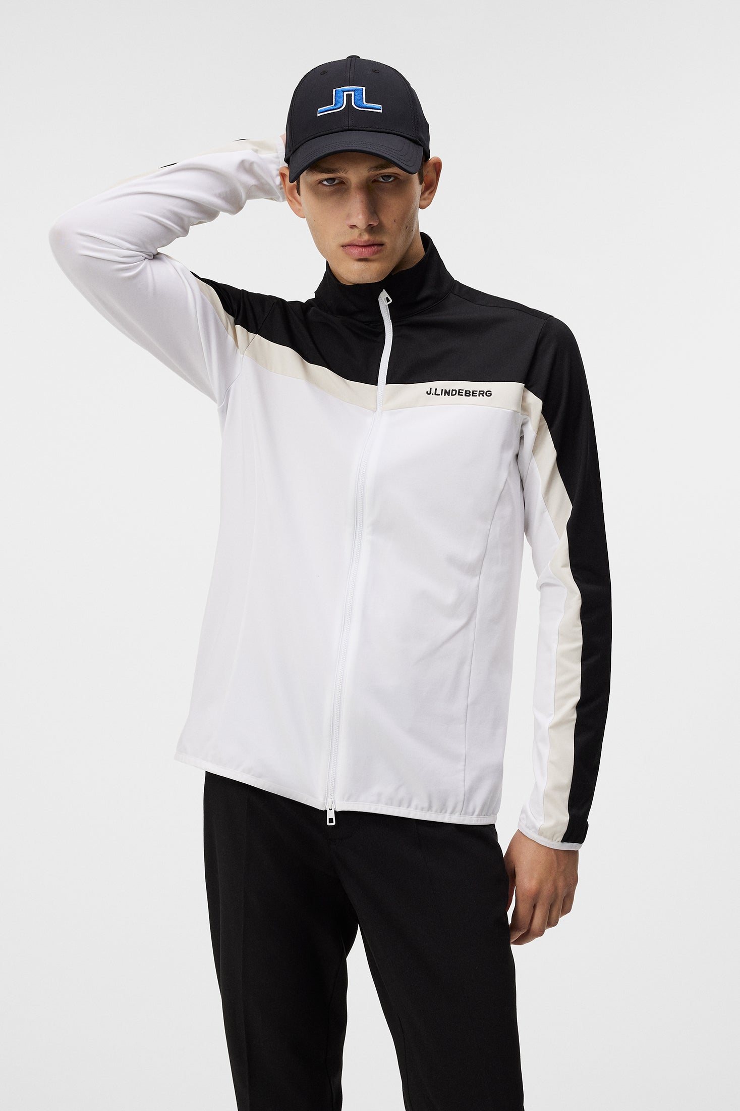 j.lindeberg Jarvis Mid Layer White Flash Sales | Outdoor Sports