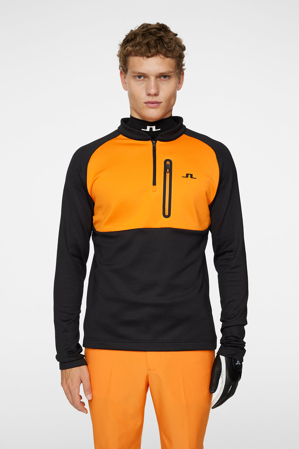 Adam Quarter Zip Mid Layer / Black