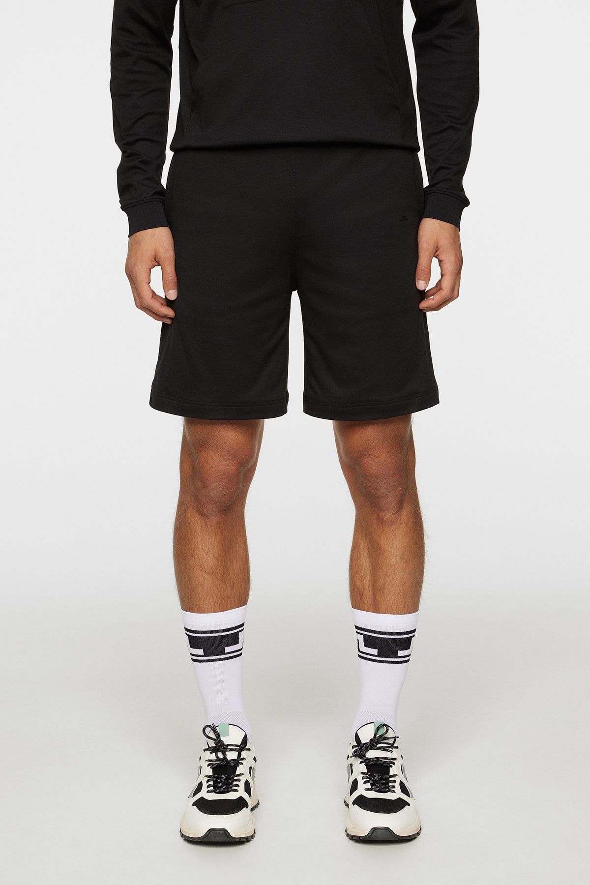 Logo Shorts in Black by J.Lindeberg