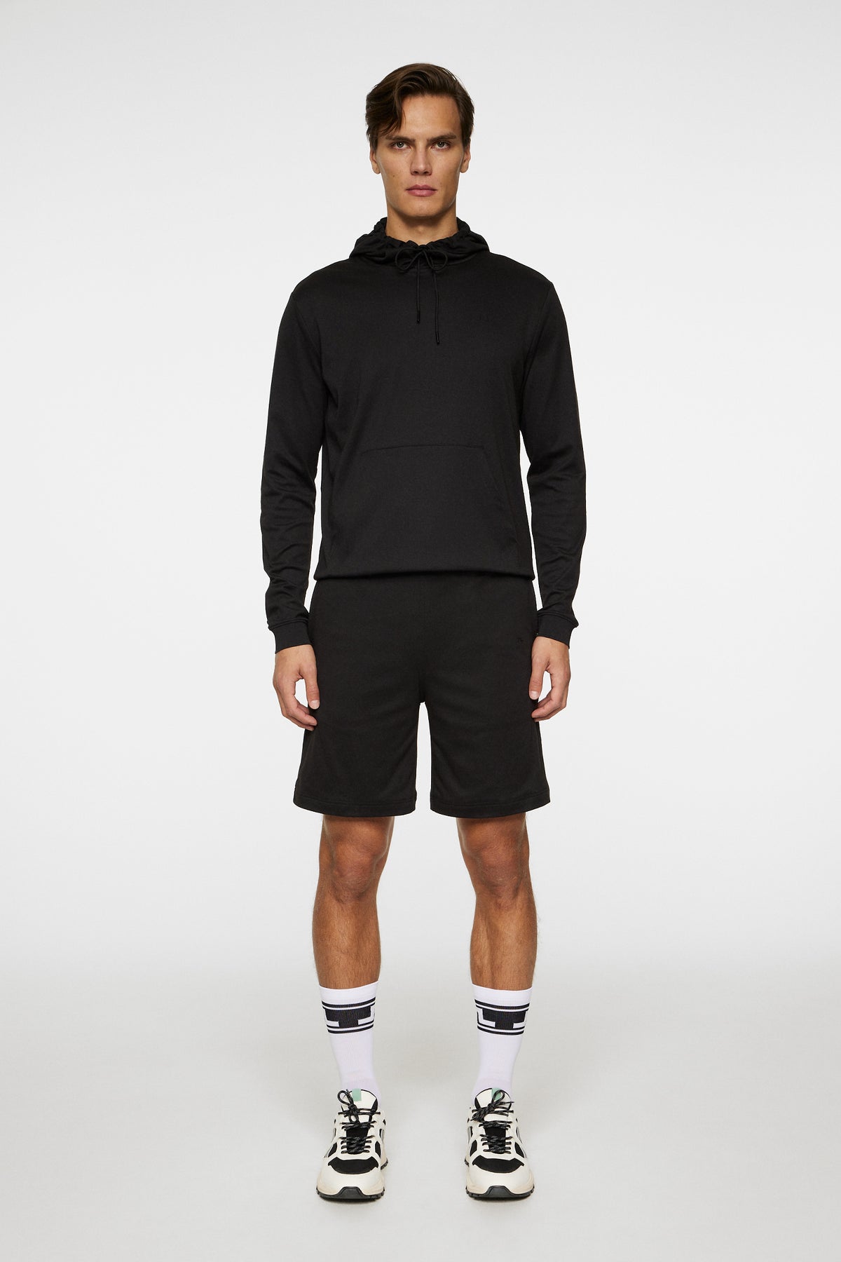 Logo Shorts in Black by J.Lindeberg