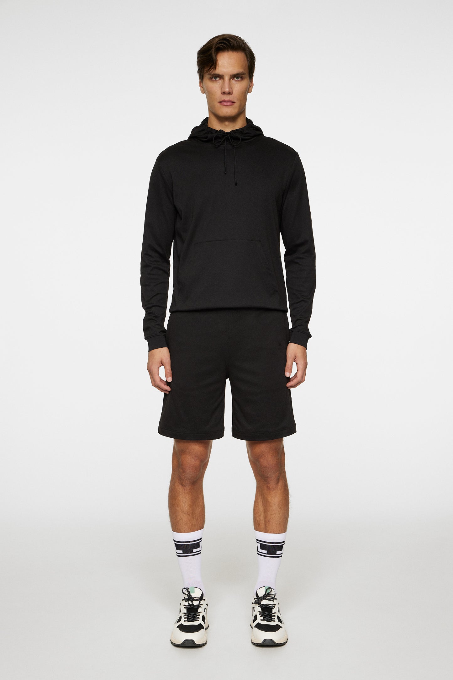 Logo Shorts in Black by J.Lindeberg