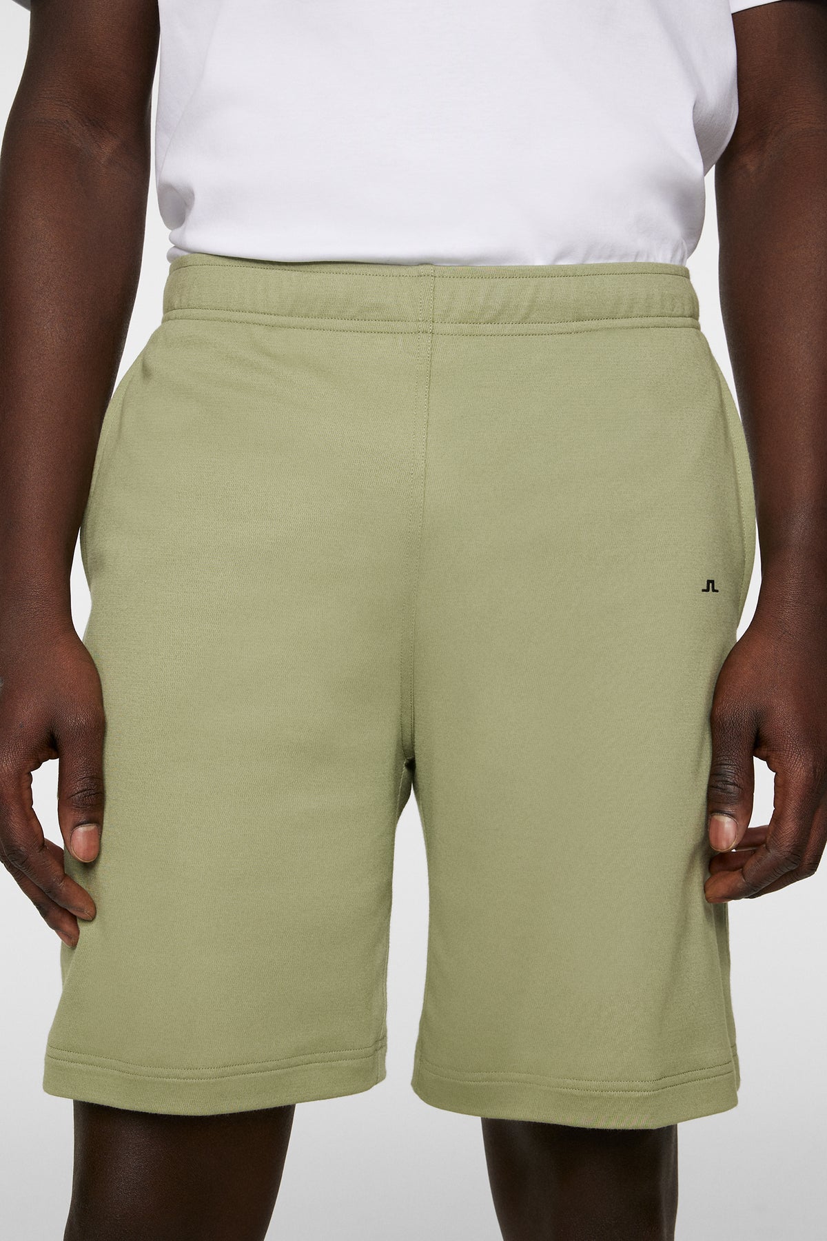 Logo Shorts in Oil Green by J.Lindeberg