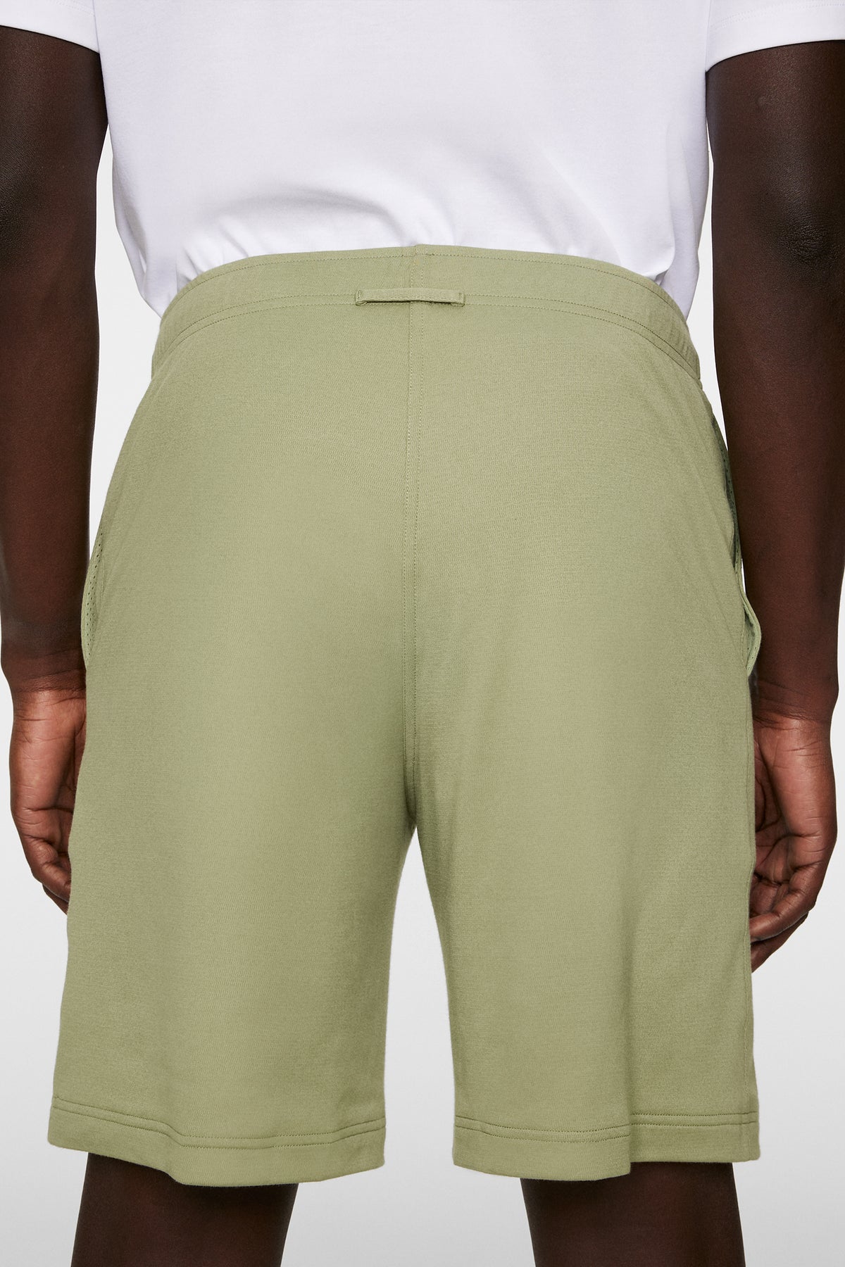 Logo Shorts in Oil Green by J.Lindeberg