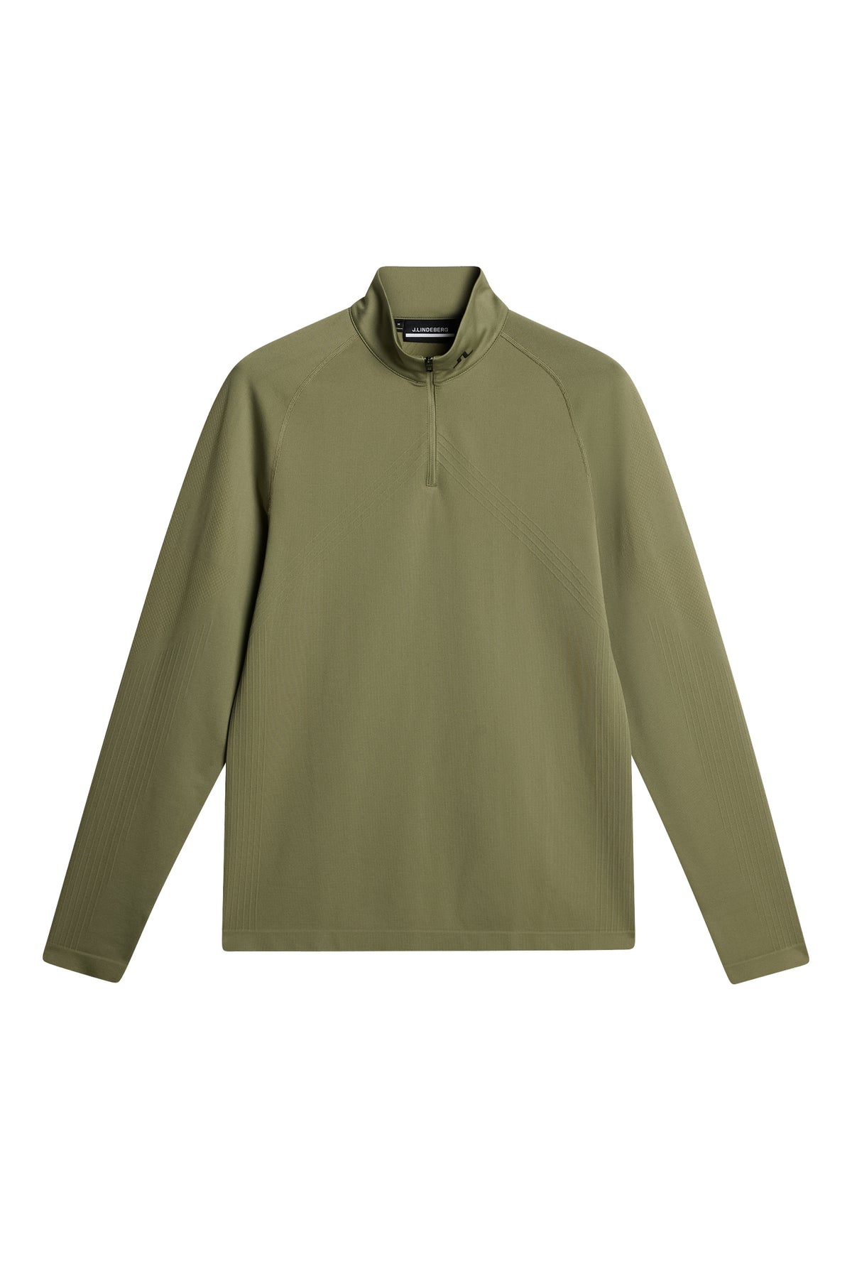 Fay Seamless Mid Layer in Oil Green by J.Lindeberg