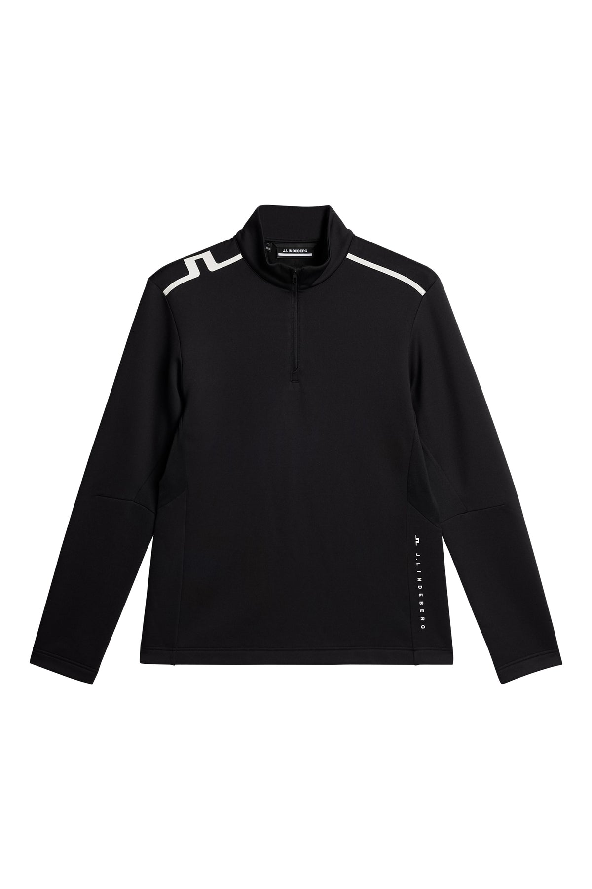 Vinnie Quarter Zip Mid Layer in Black by J.Lindeberg