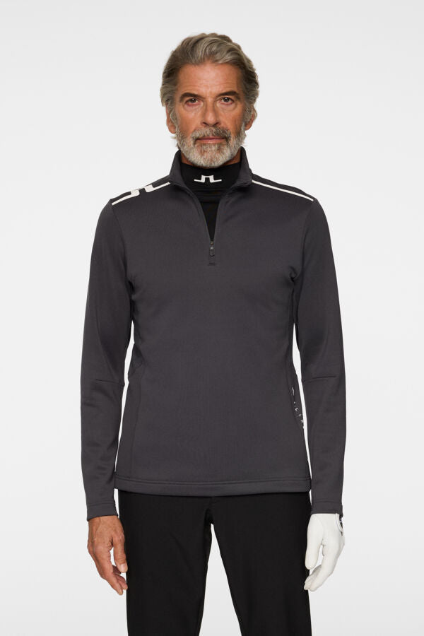 Vinnie Quarter Zip Mid Layer / Asphalt