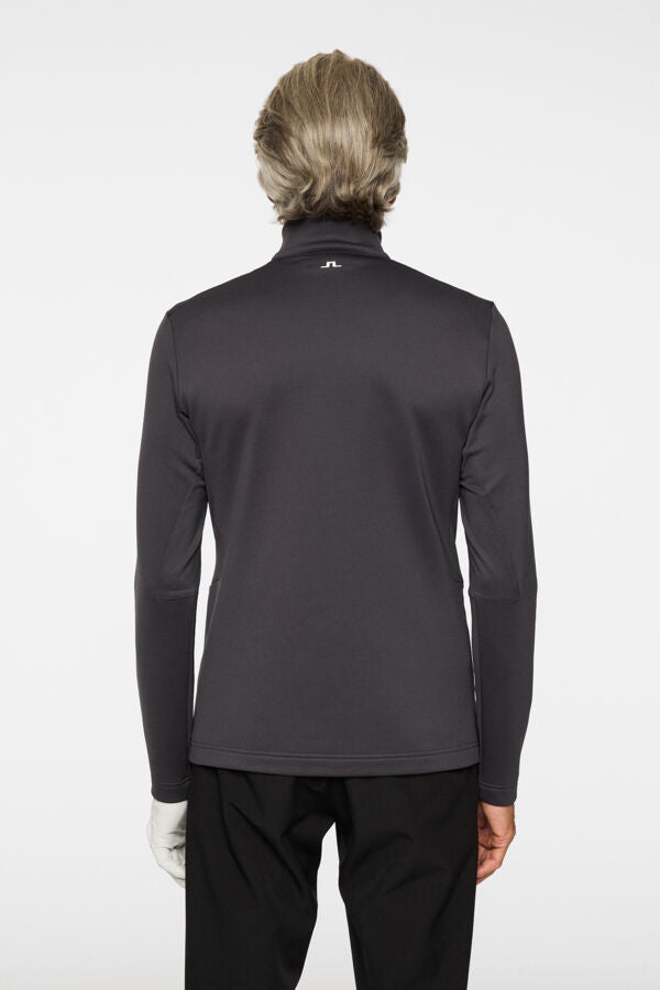 Vinnie Quarter Zip Mid Layer / Asphalt