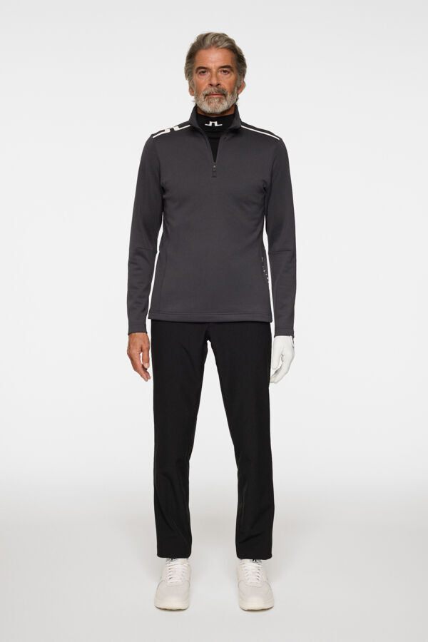 Vinnie Quarter Zip Mid Layer / Asphalt