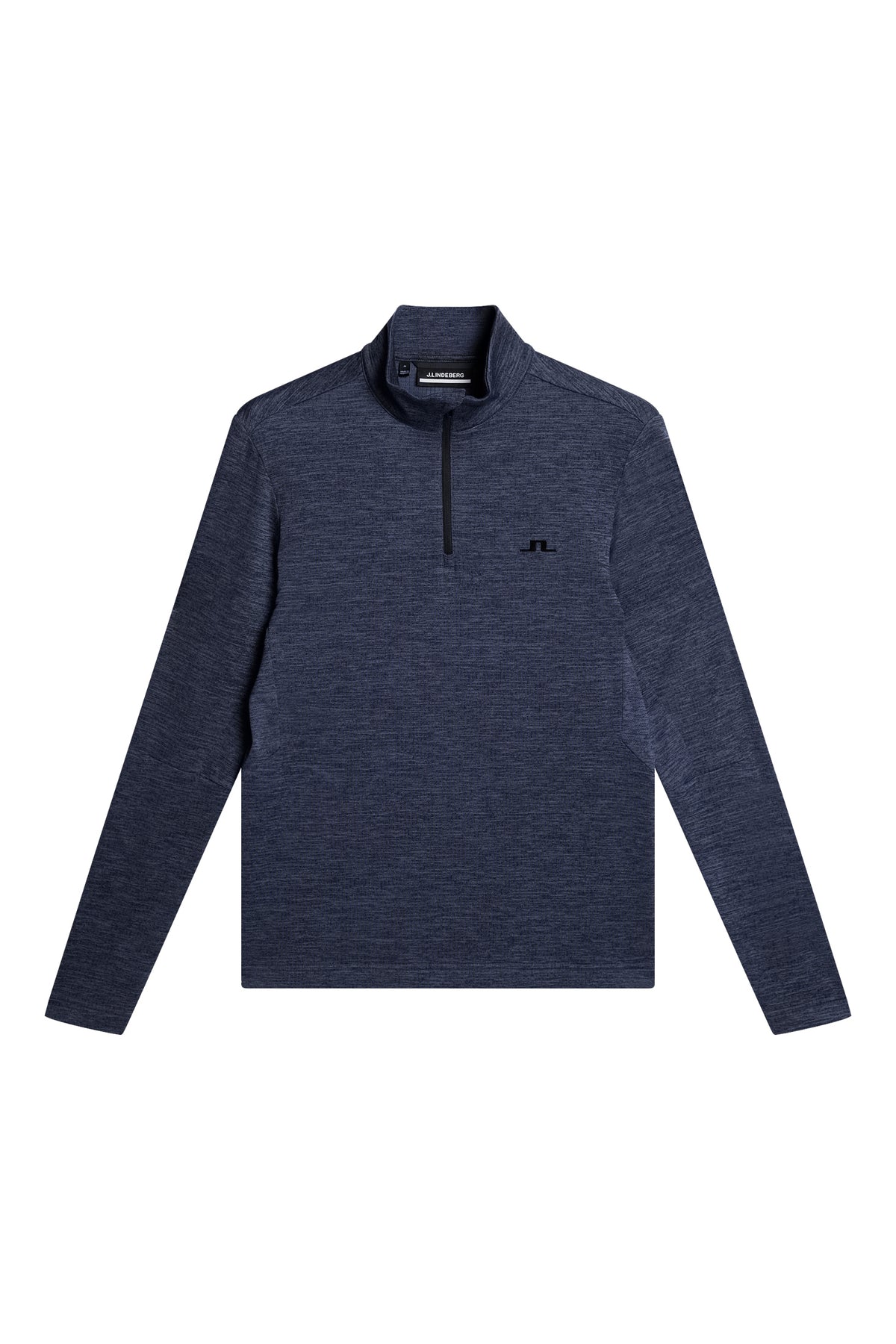 Destry Quarter Zip Mid Layer in Vintage Indigo melange by J.Lindeberg