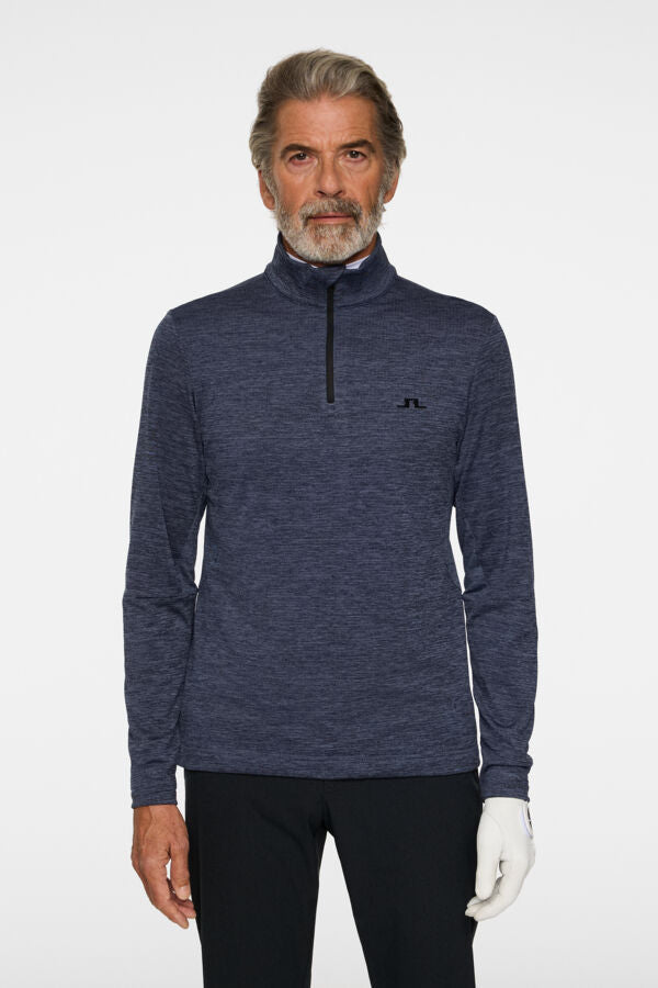 Destry Quarter Zip Mid Layer / Vintage Indigo melange