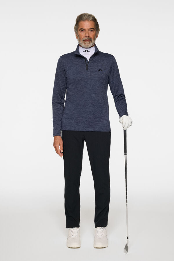 Destry Quarter Zip Mid Layer / Vintage Indigo melange