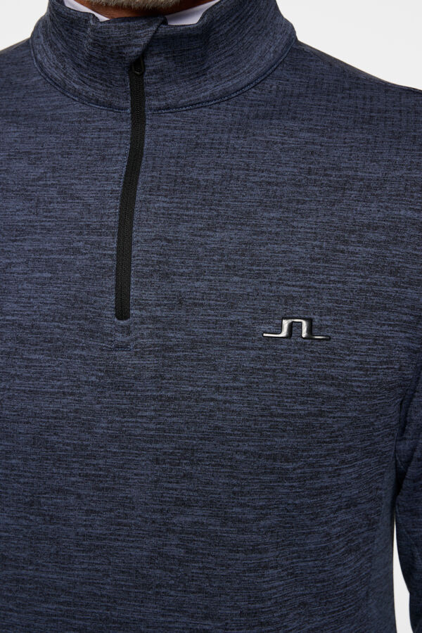 Destry Quarter Zip Mid Layer / Vintage Indigo melange