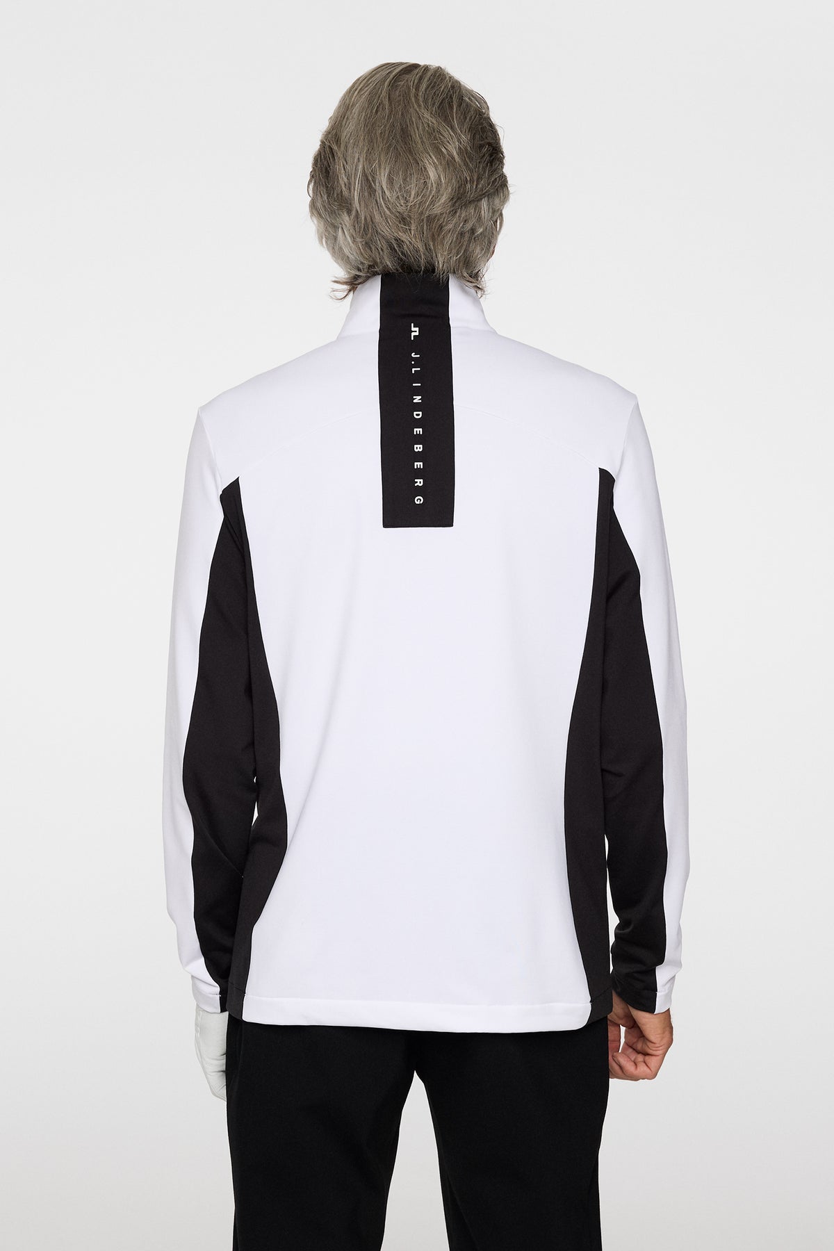 Banks Zip Mid Layer in White by J.Lindeberg