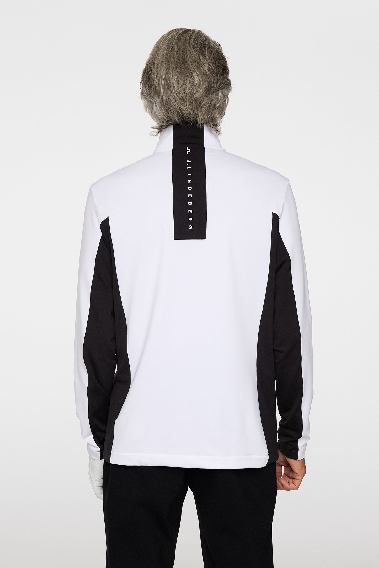 Banks Zip Mid Layer in White by J.Lindeberg