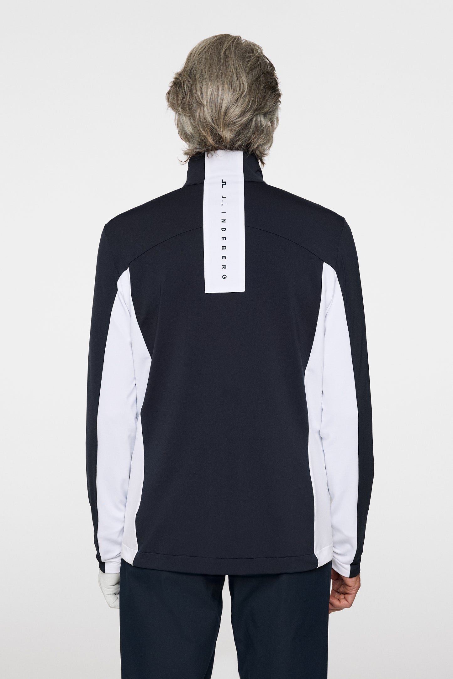 Banks Zip Mid Layer in JL Navy by J.Lindeberg