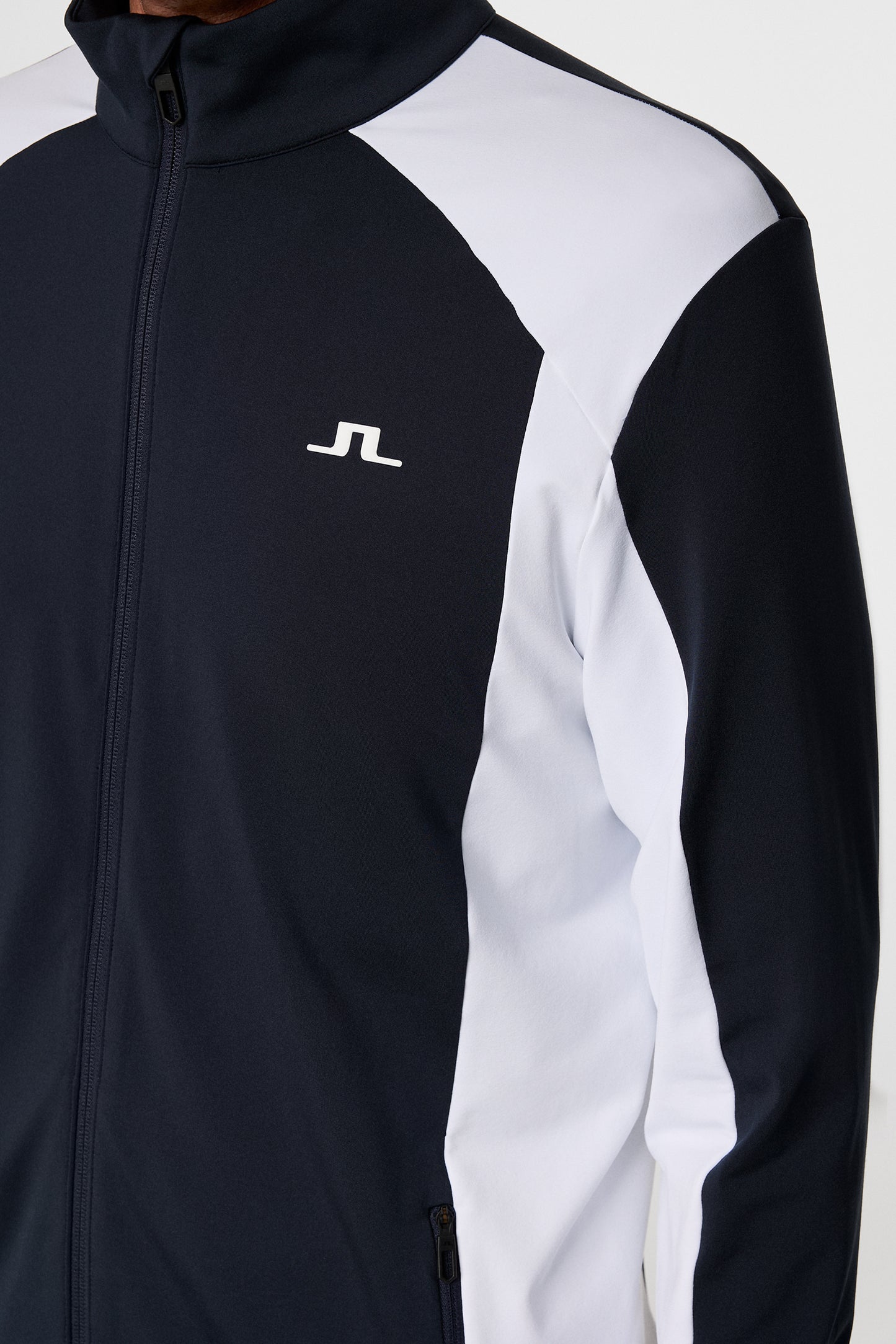 Banks Zip Mid Layer in JL Navy by J.Lindeberg