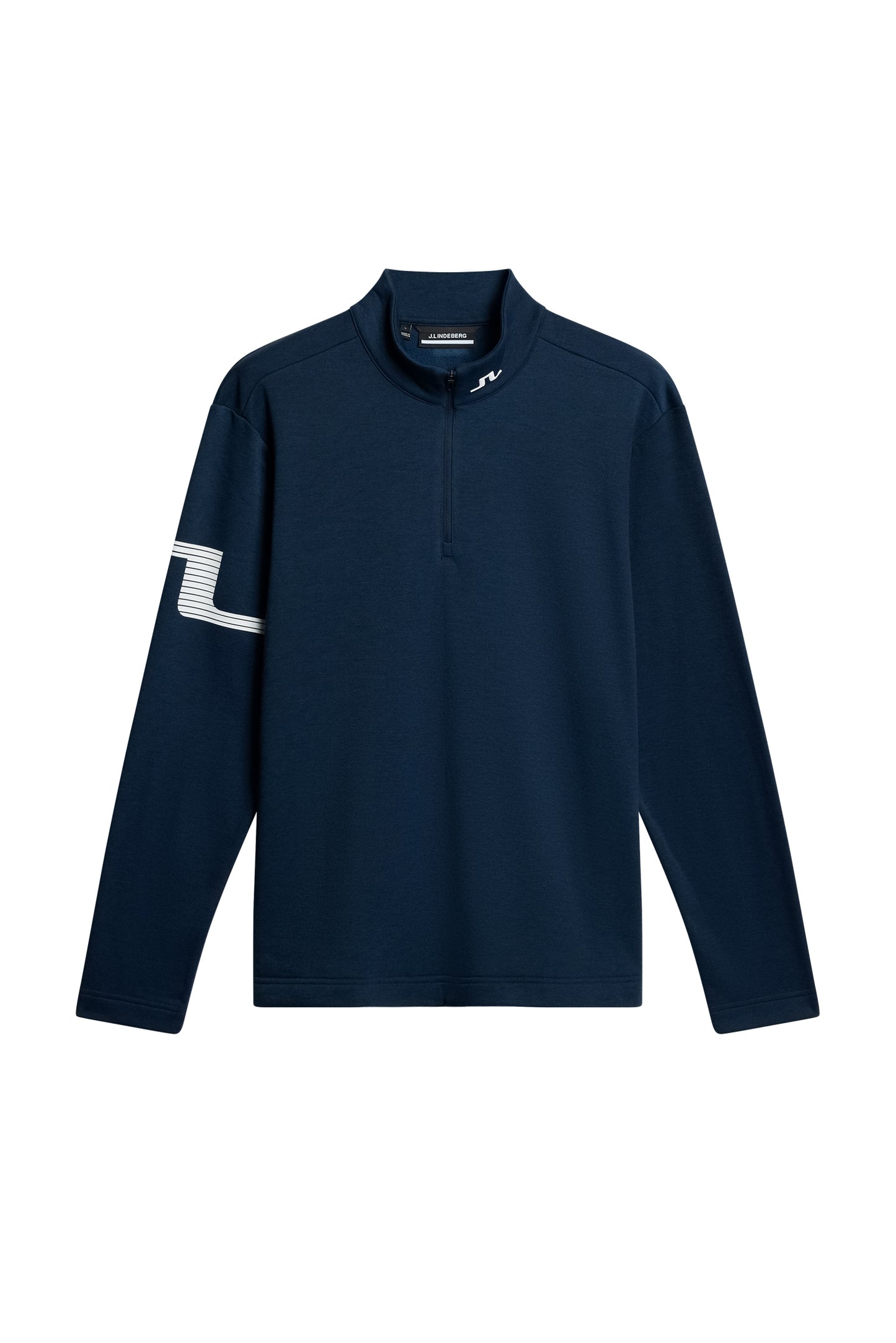 Heath Strike Mid Layer in Navy Melange by J.Lindeberg