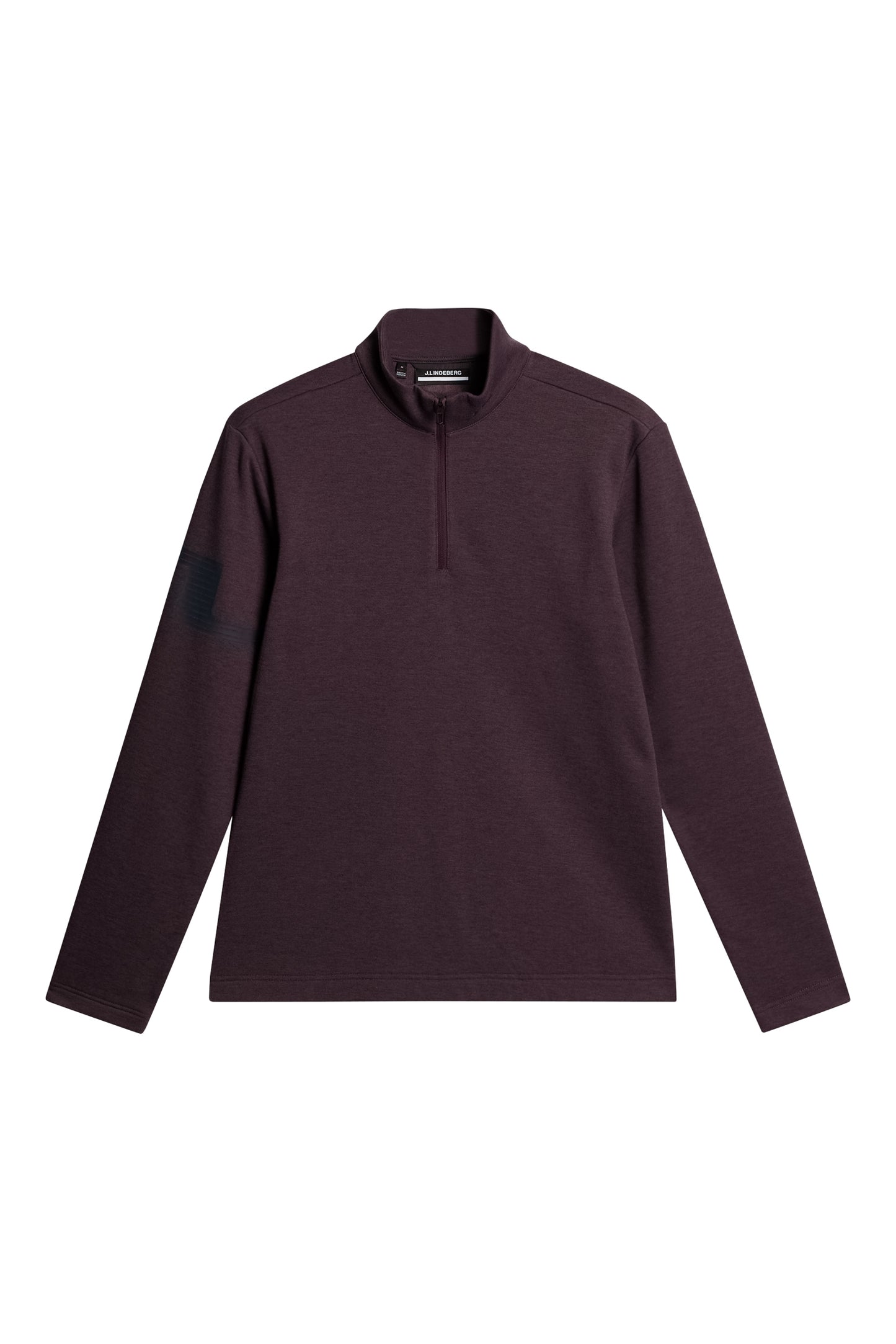 Heath Strike Mid Layer in Huckleberry melange by J.Lindeberg