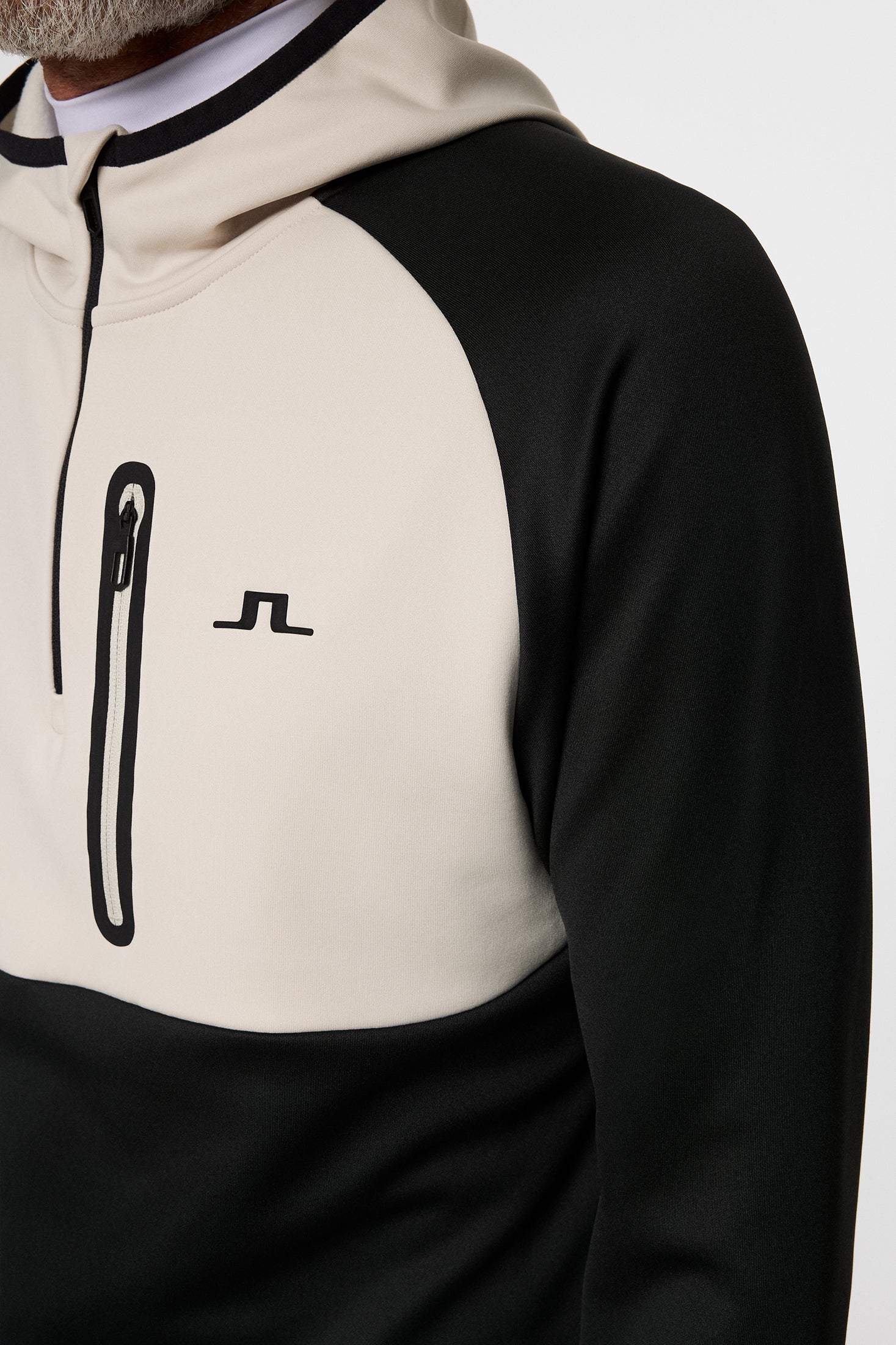 Adam Quarter Zip Hood / Black – J.LINDEBERG