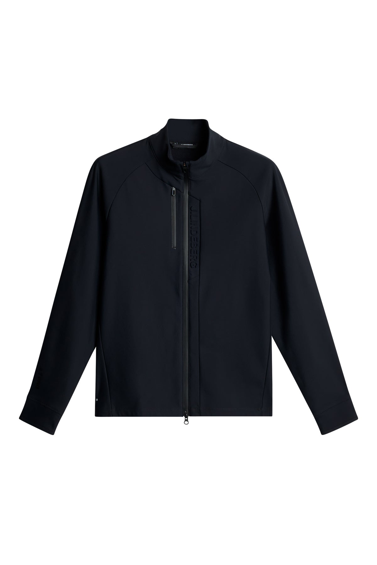 Tayler Zip Mid Layer in Black by J.Lindeberg