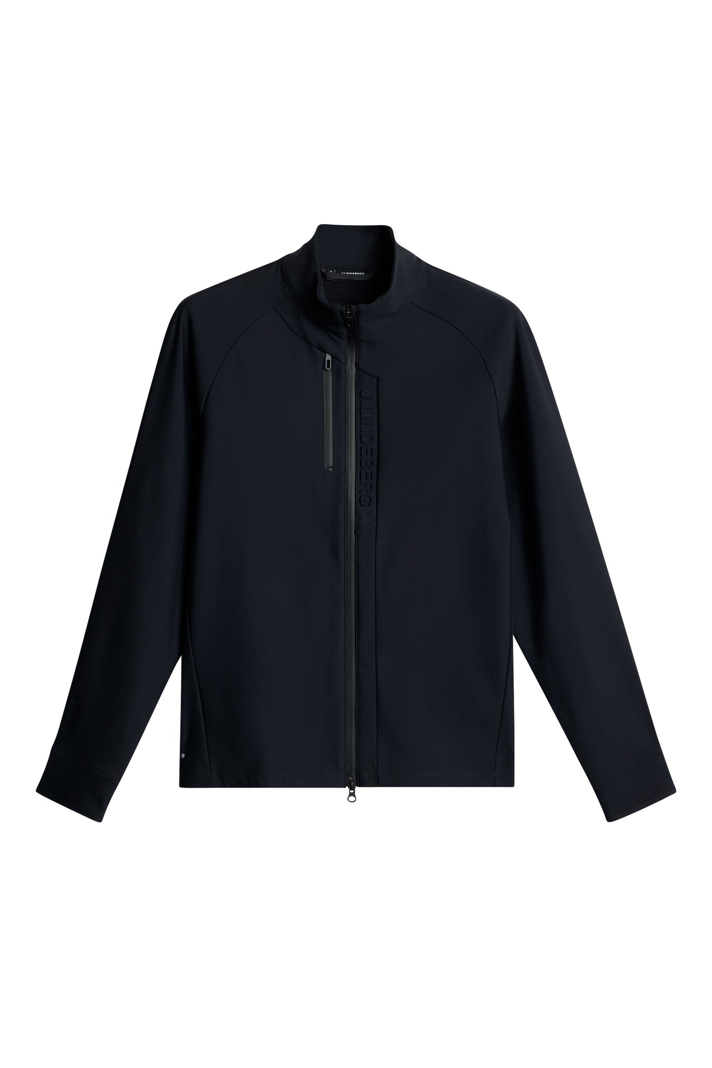 Tayler Zip Mid Layer in Black by J.Lindeberg