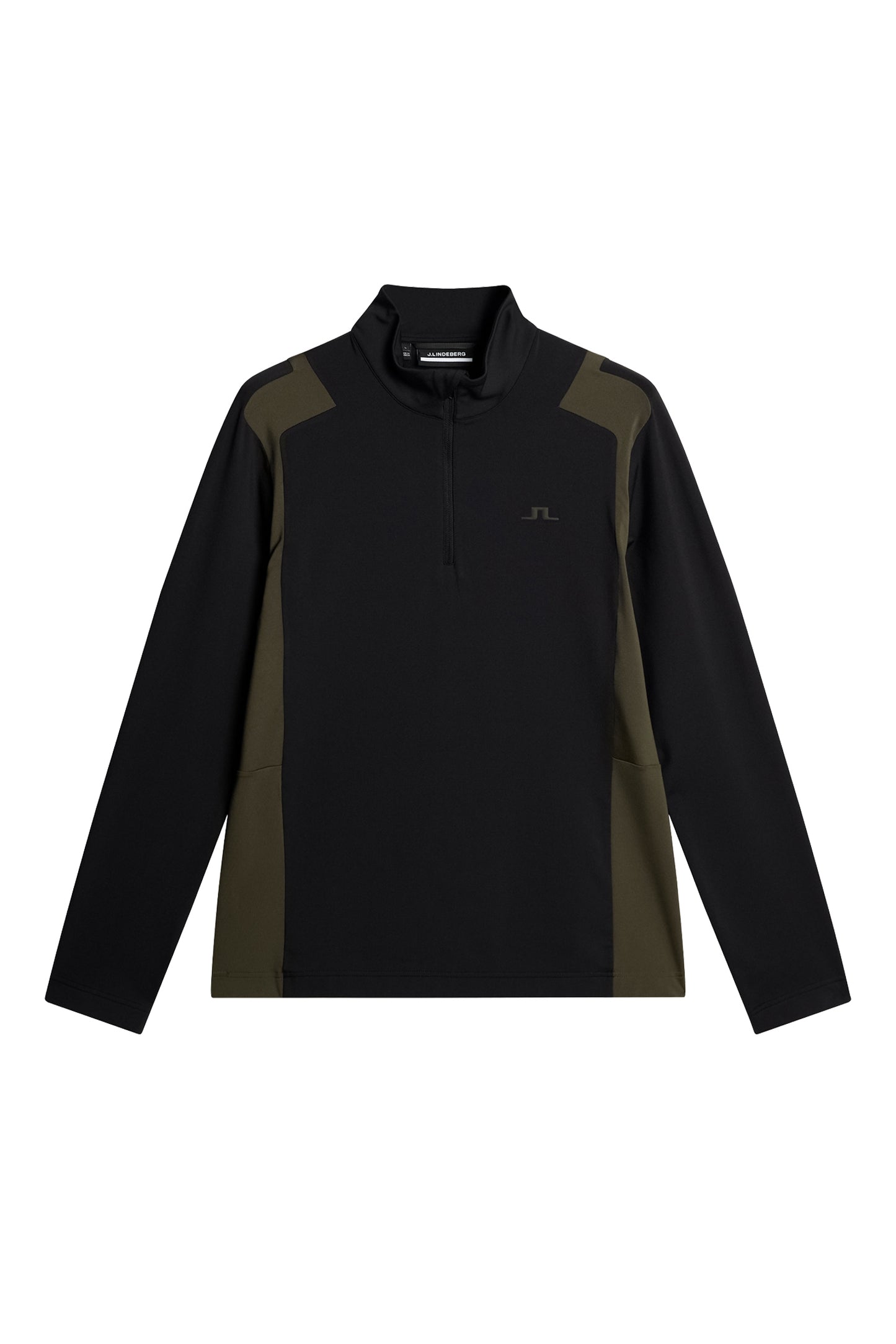 Lukas Quarter Zip Mid Layer in Black by J.Lindeberg