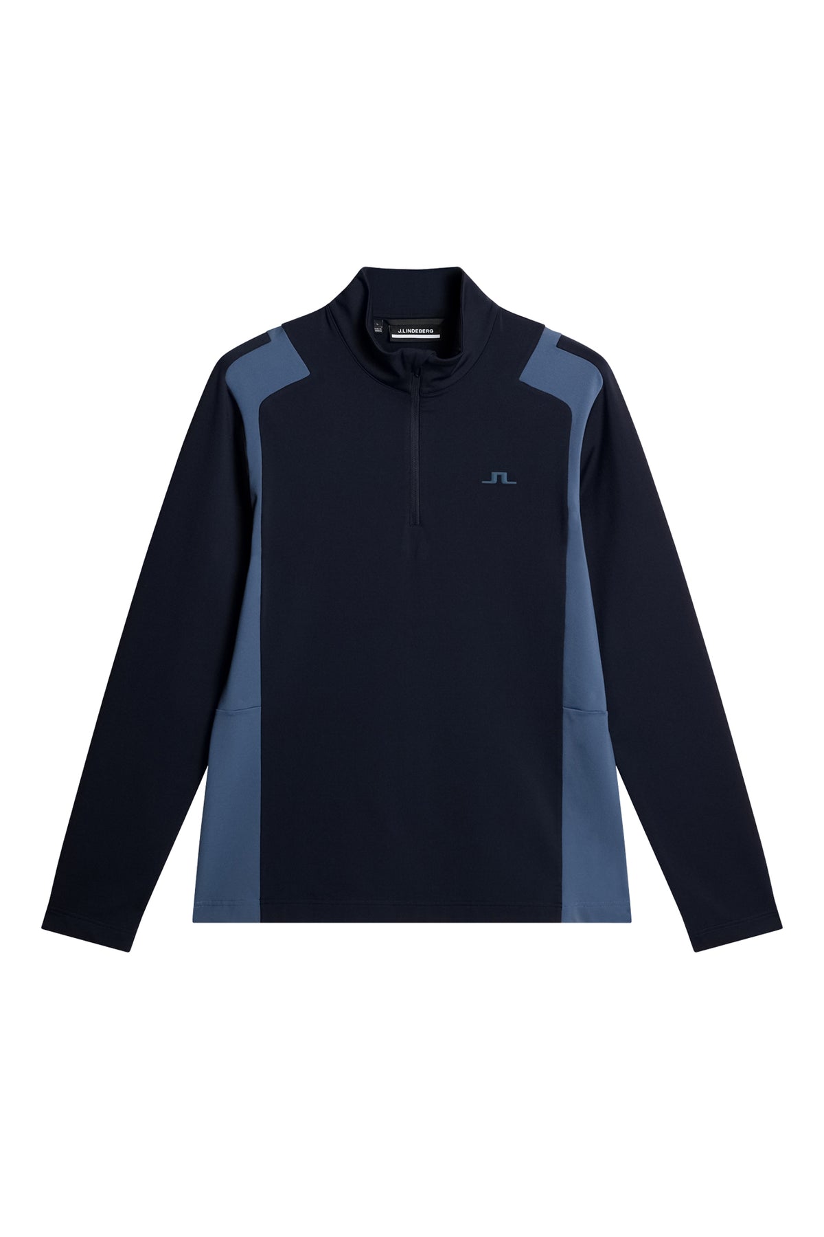 Lukas Quarter Zip Mid Layer in Vintage Indigo by J.Lindeberg