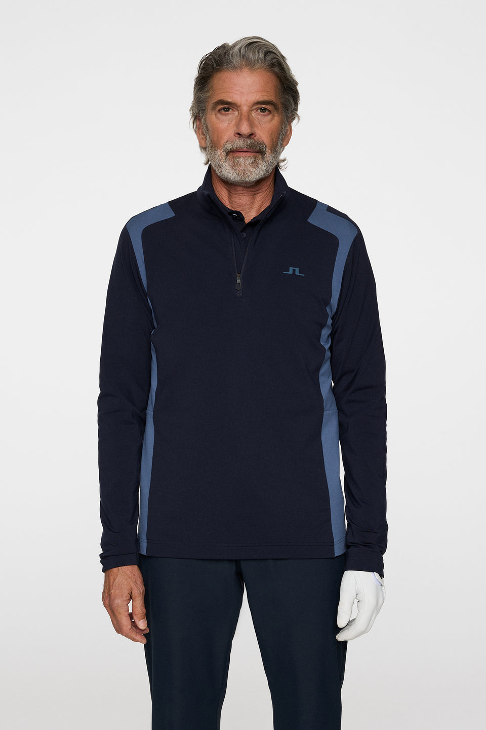 Lukas Quarter Zip Mid Layer / Vintage Indigo