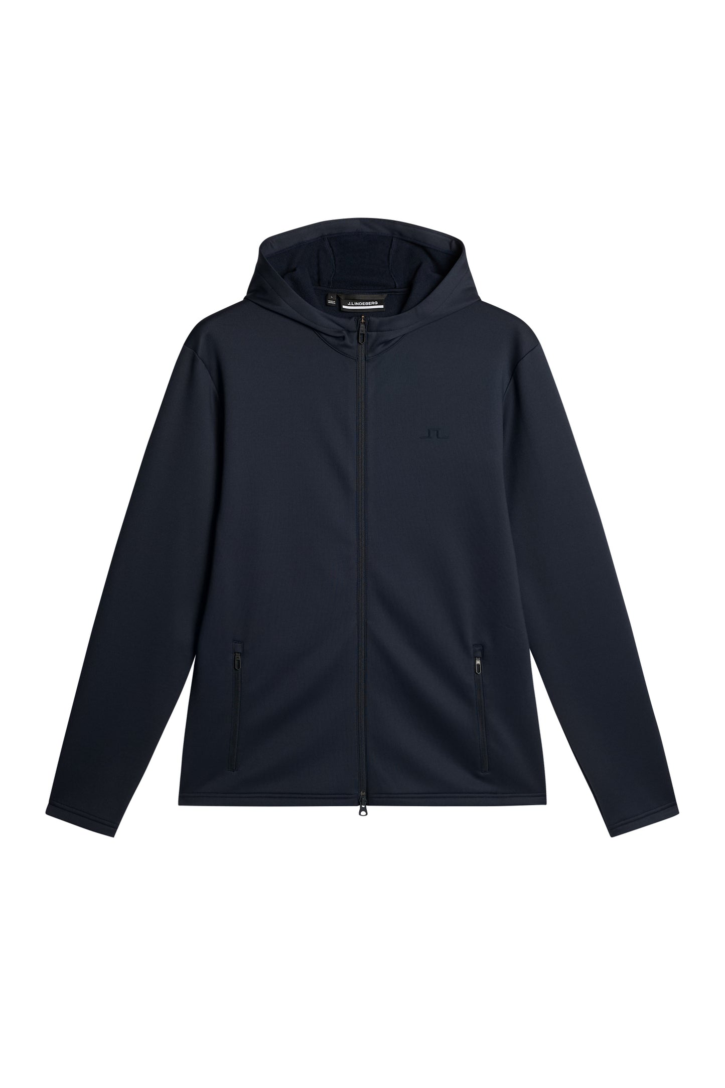 Aerial Full Zip Hood in JL Navy by J.Lindeberg