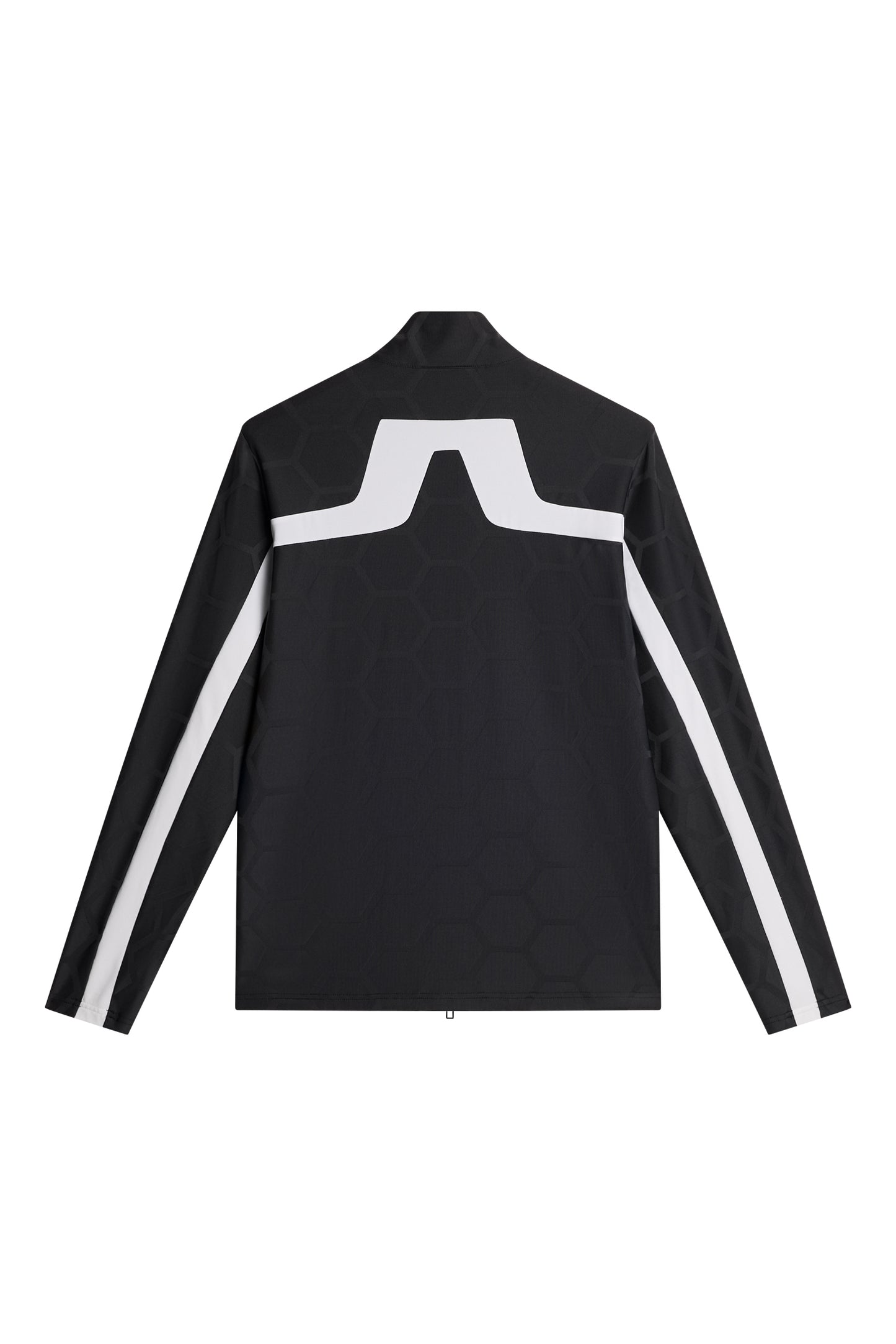 Jarvis Jacquard Tour Mid Layer in The Open Black by J.Lindeberg