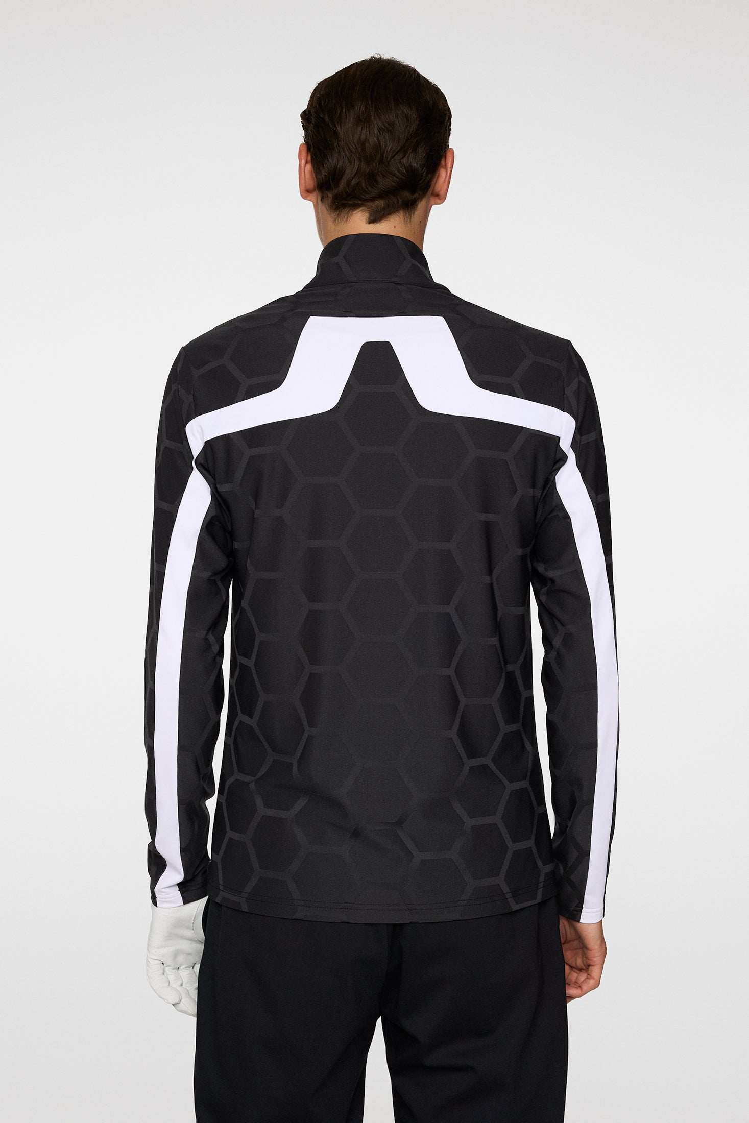 Jarvis Jacquard Tour Mid Layer / The Open Black – J.LINDEBERG