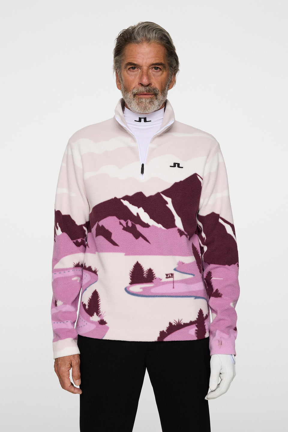 Sammie Pile Jacket / Landscape Fleece Purple L