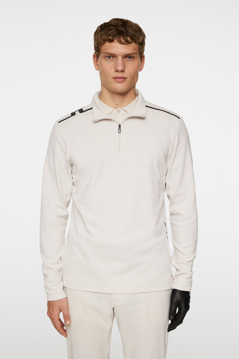 Leon Quarter Zip Mid Layer / Moonbeam