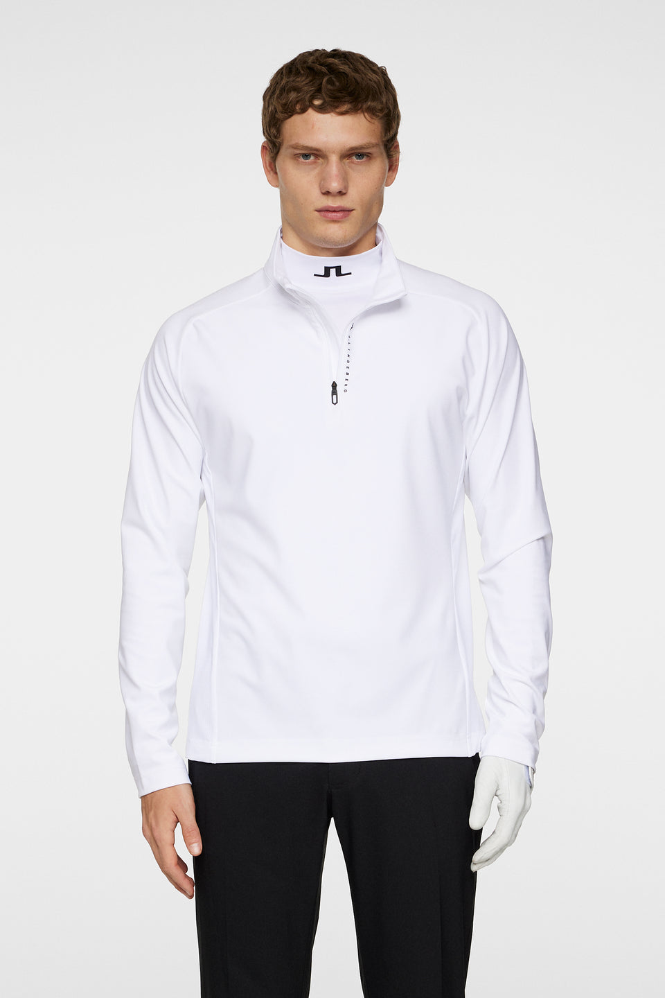 Mathias Zip Mid Layer / White