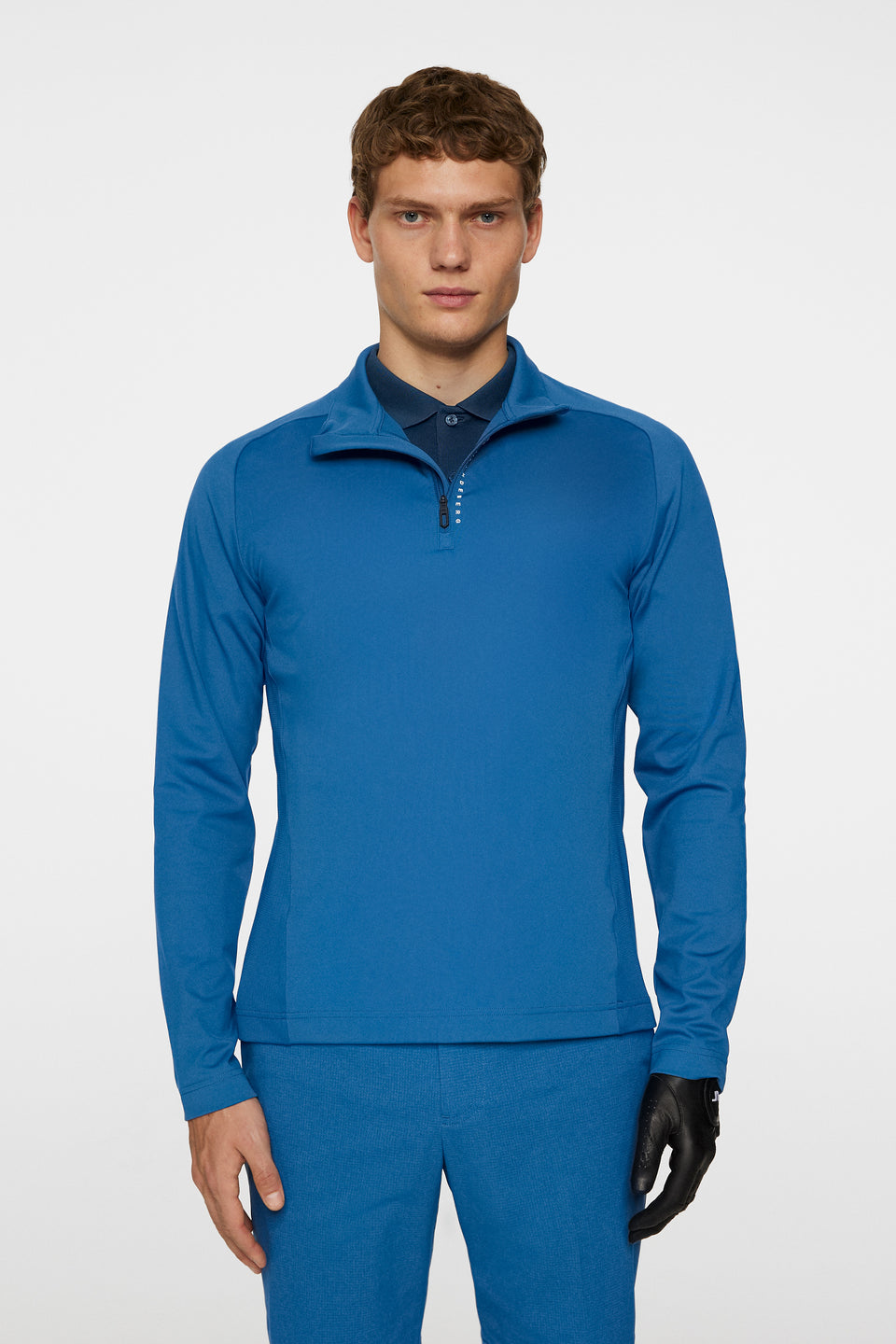 Mathias Zip Mid Layer / Dark Blue