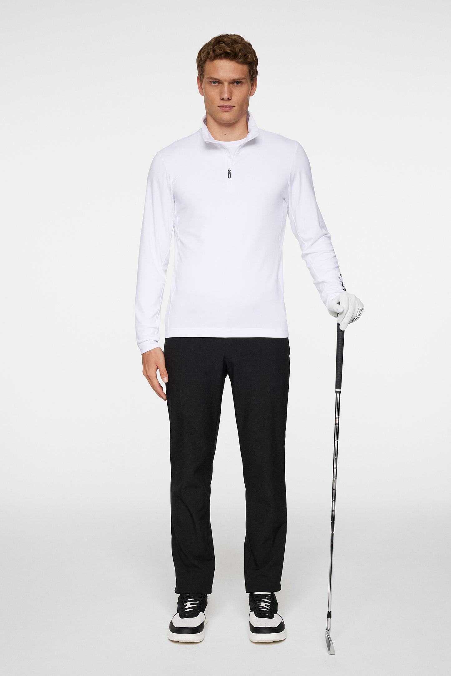 Tour Tech Mid Layer in White by J.Lindeberg