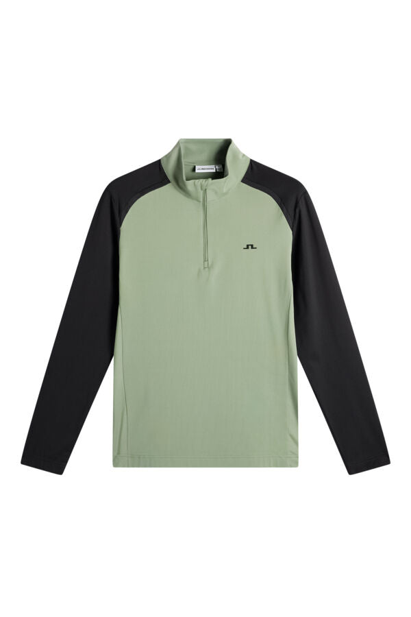 Blake Zip Mid Layer / Hedge Green