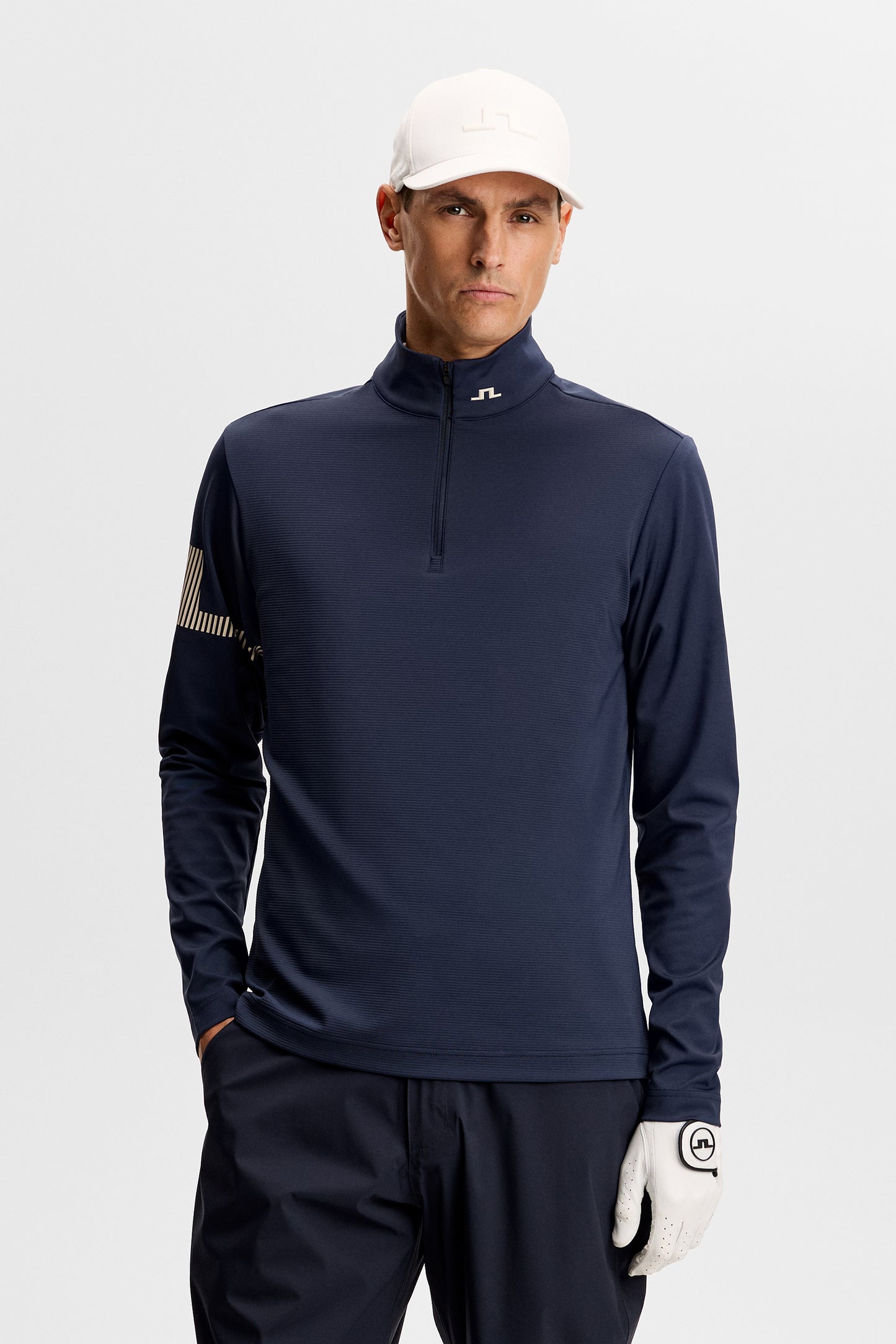 Heath Strike Mid Layer in JL Navy by J.Lindeberg