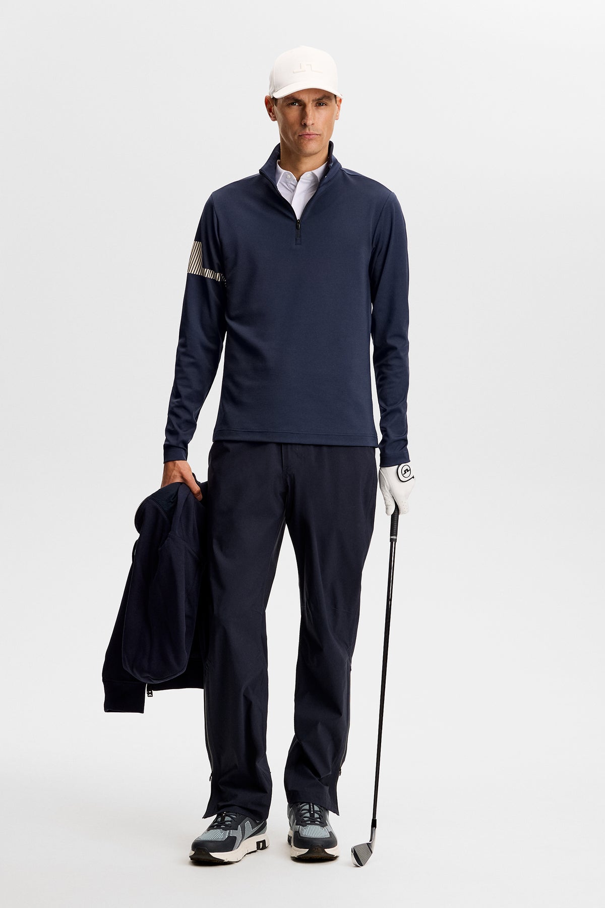 Heath Strike Mid Layer in JL Navy by J.Lindeberg