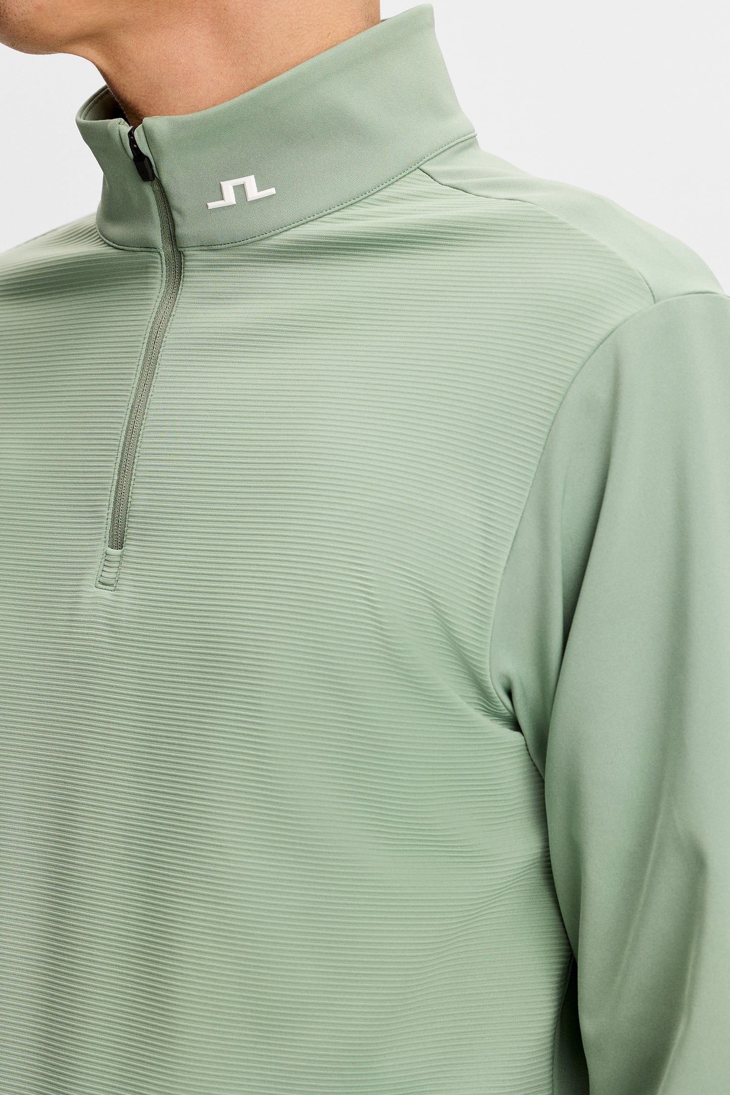 Heath Strike Mid Layer in Hedge Green by J.Lindeberg