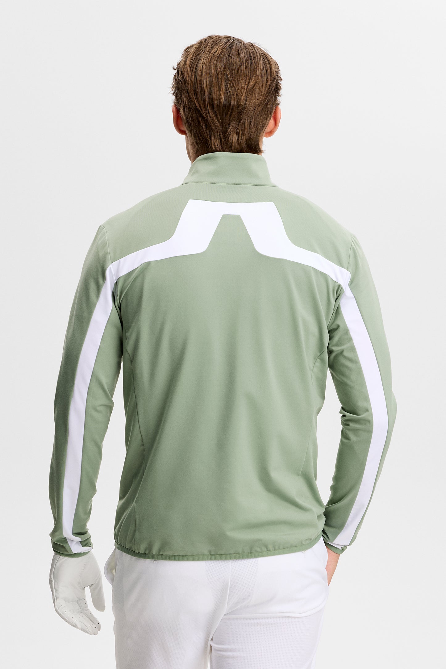 Jarvis Mid Layer in Hedge Green by J.Lindeberg