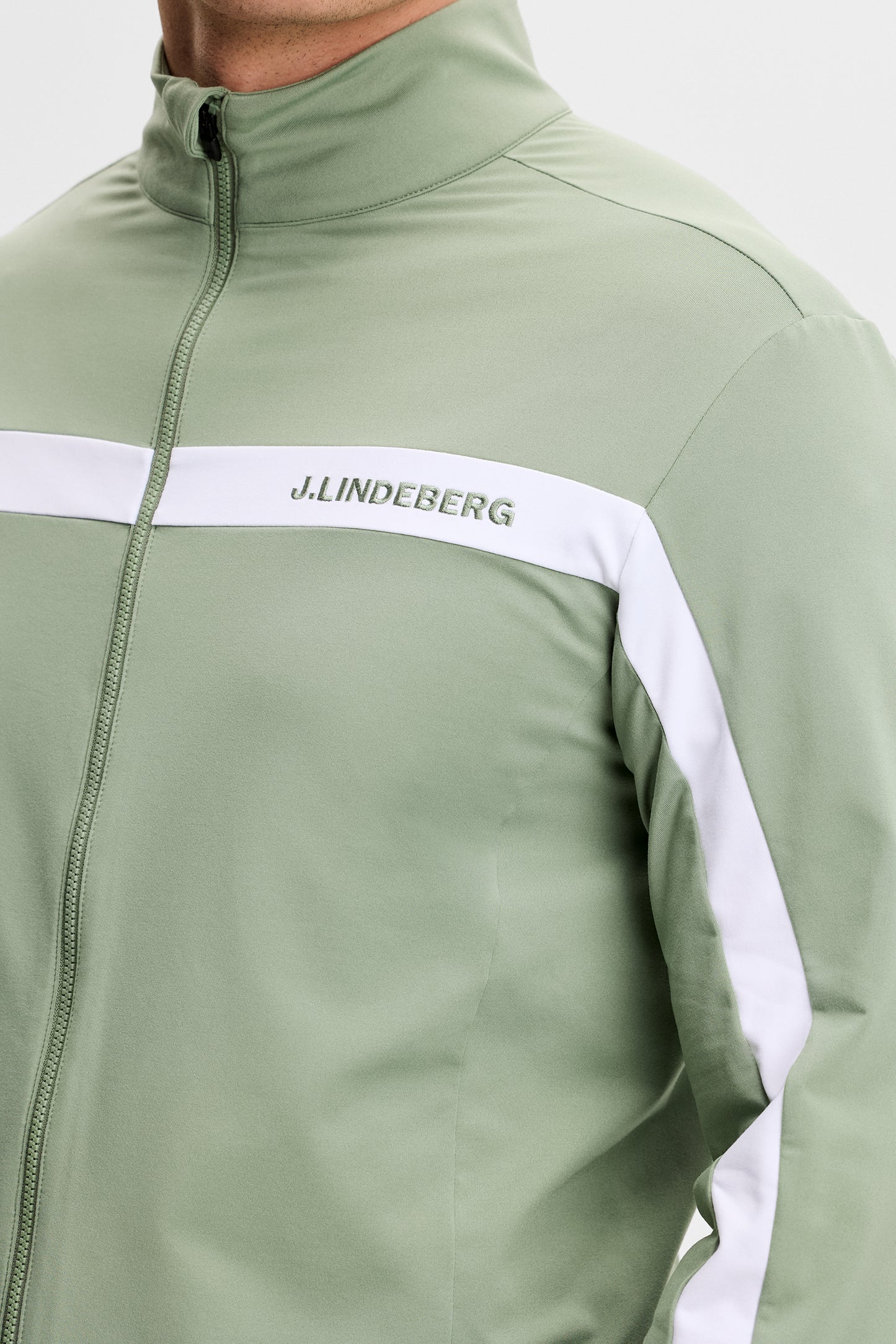 Jarvis Mid Layer in Hedge Green by J.Lindeberg