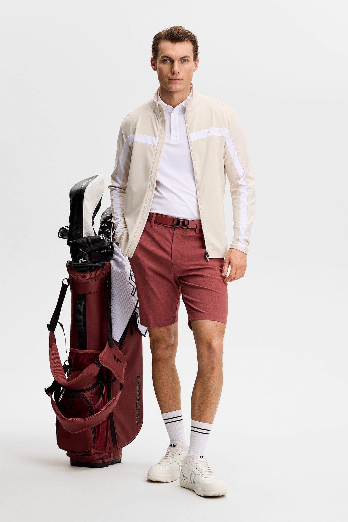 Jarvis Mid Layer in Moonbeam by J.Lindeberg