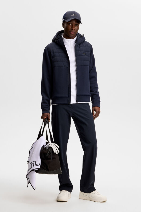Lukas Quarter Zip Mid Layer / White