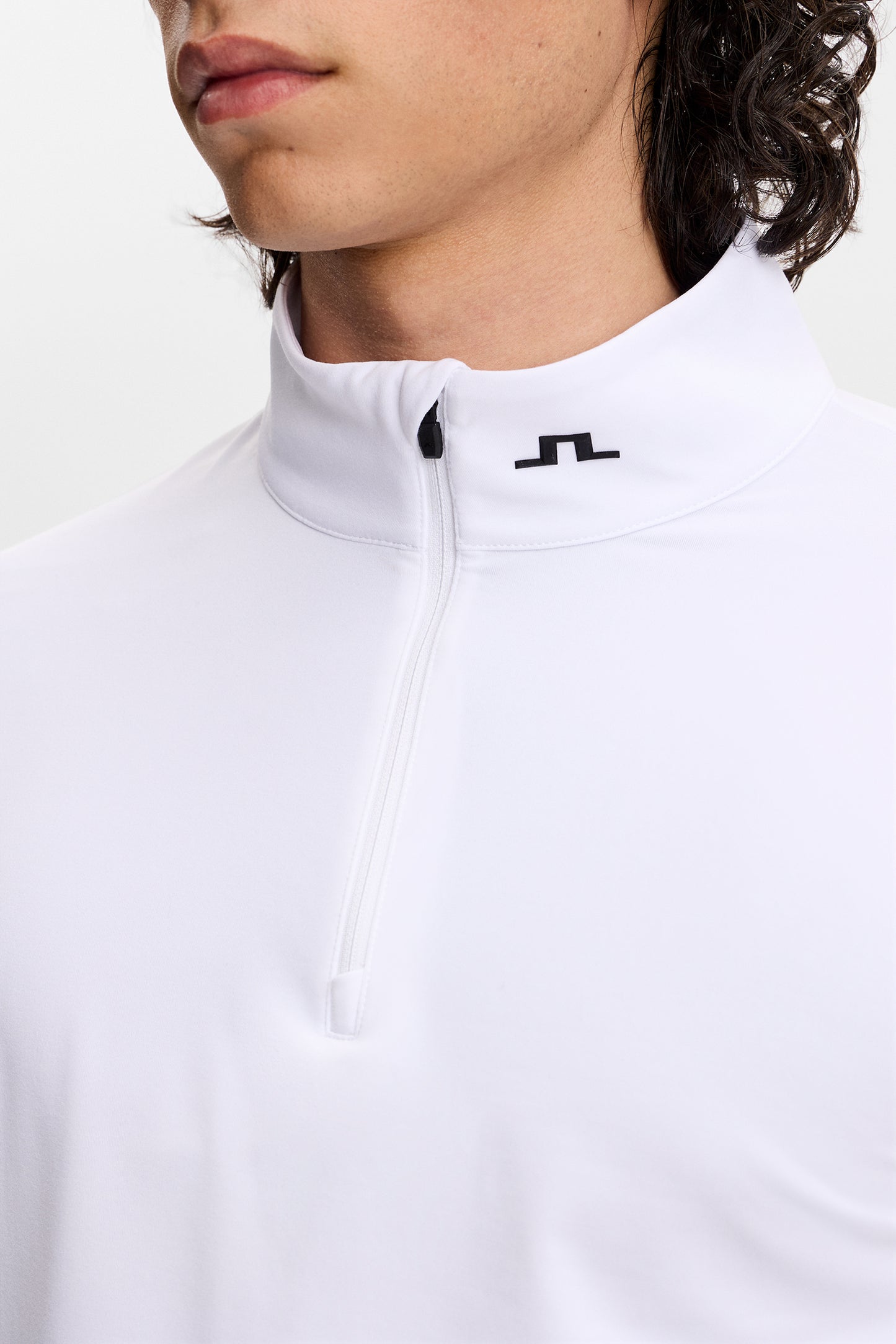 Tour Tech Mid Layer in White by J.Lindeberg