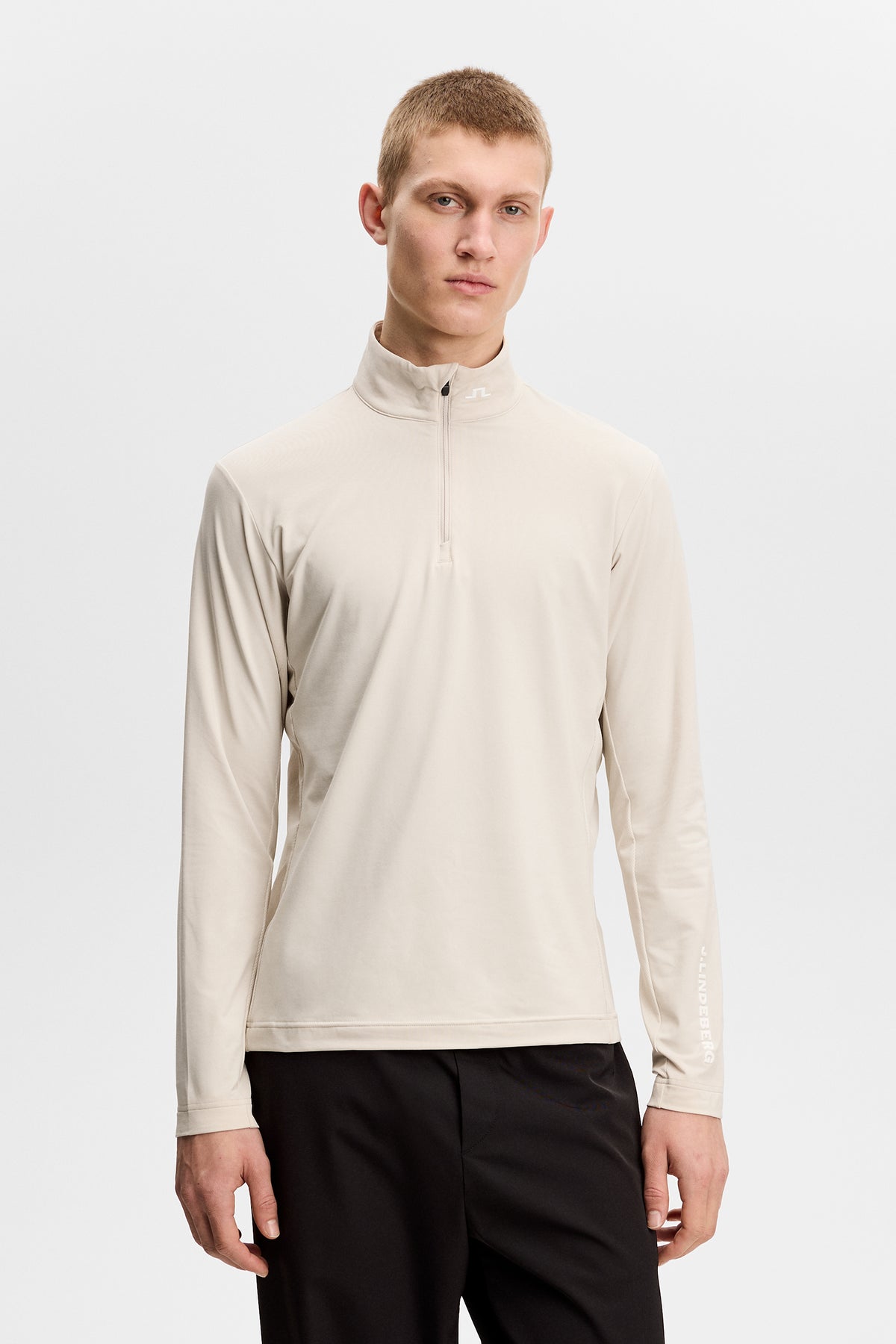 Tour Tech Mid Layer in Moonbeam by J.Lindeberg
