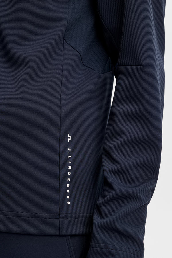 Leon Quarter Zip Mid Layer / JL Navy
