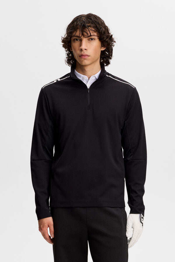 Leon Quarter Zip Mid Layer / Black – J.LINDEBERG US